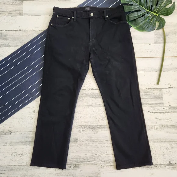 Citizens of Humanity Gage Classic Straight Leg Jeans Black Size 36x28 - Picture 8 of 10